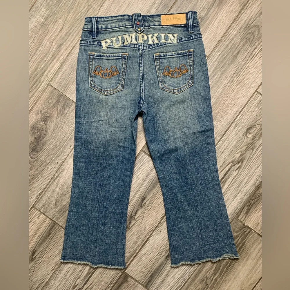 Fly'n Pumpkin Girls Flare‎ Jeans Medium Wash Denim Western Fall Size 10